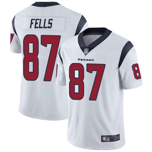 Houston Texans Limited White Men Darren Fells Road Jersey NFL Football #87 Vapor Untouchable